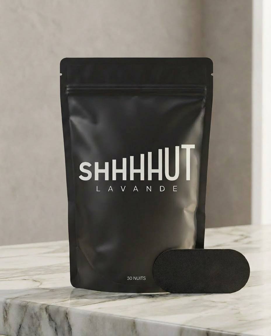 SHHHHUT Pack 30 — Bandes buccales anti-ronflement